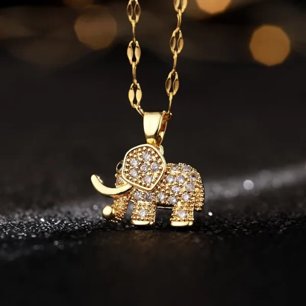 Lucky Elephant Necklace - Image 2