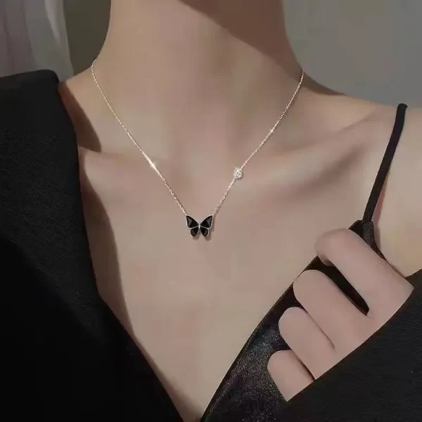 Black Myth Butterfly Necklace