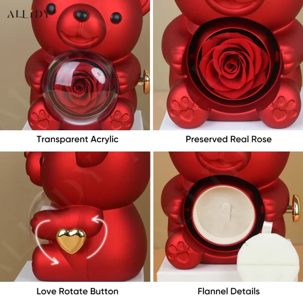 Valentine Jewelry Bear - Image 2